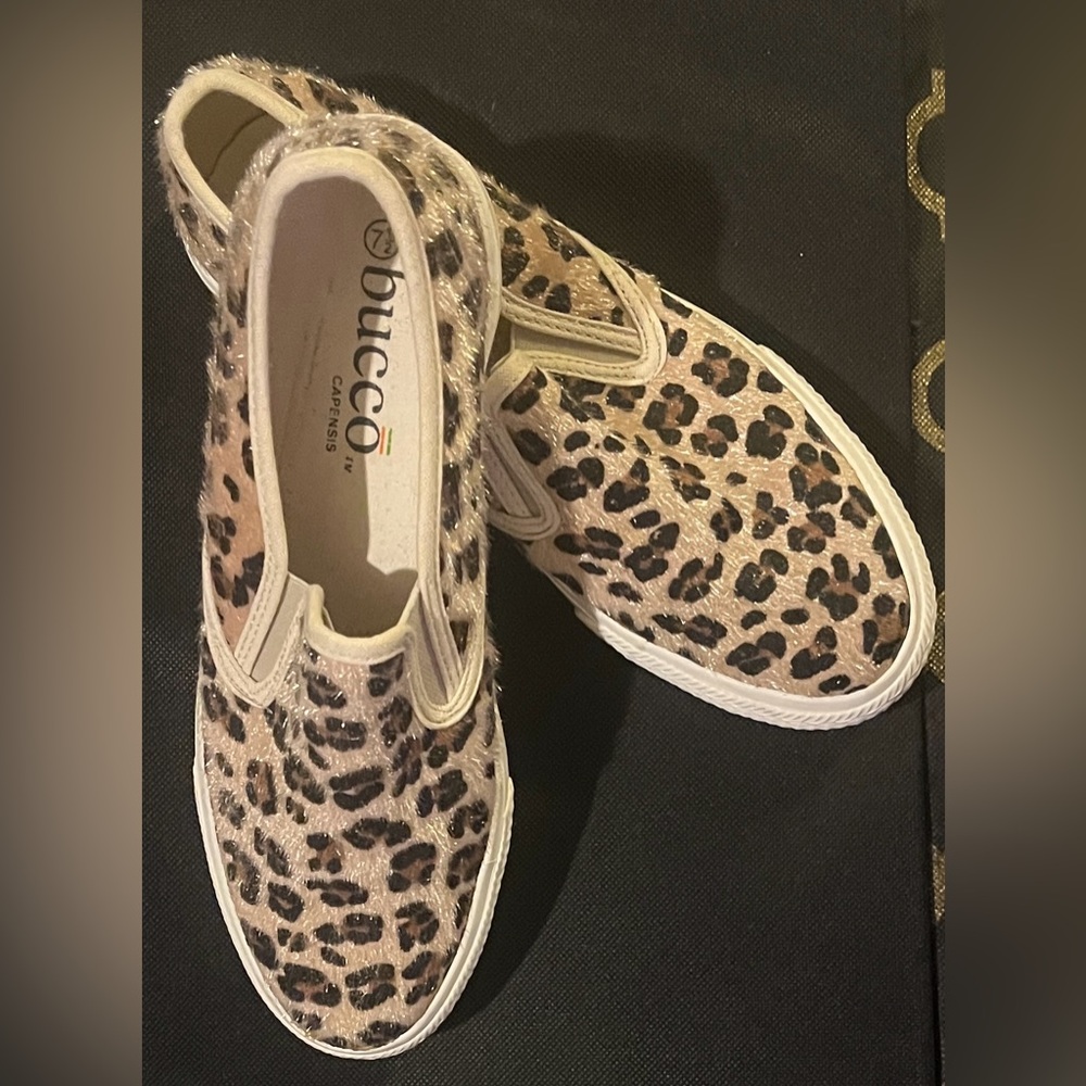Pre-Loved Bucco Animal Print Casual Slip-Ons - Picture 2 of 6